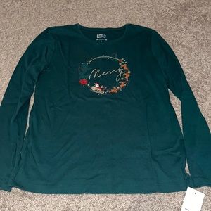 Woman’s petite size Christmas shirt